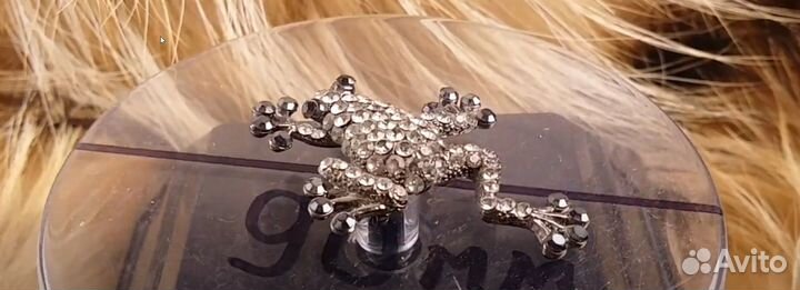 Брошь Mon PlaisiR 03-06-3 Лягушка