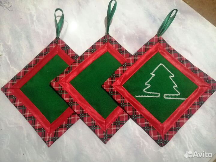 Новогодние прихватки набор