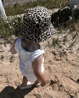 Панама леопардовая детская летняя