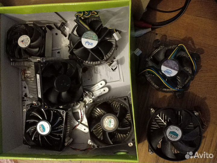 Кулера процеccорные вентиляторы системы охлаждения