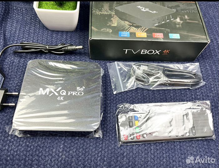 Тв приставка MXQ 4k Pro - 8 оперативки 128 диск