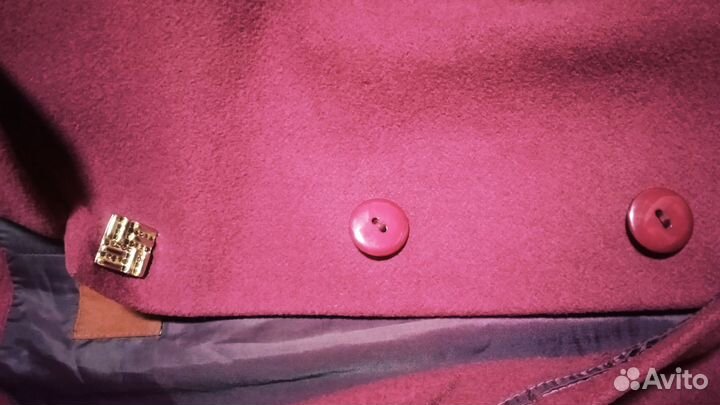 Пальто полушерстяное 46