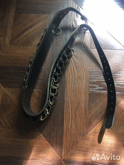 Патронташ кожаный