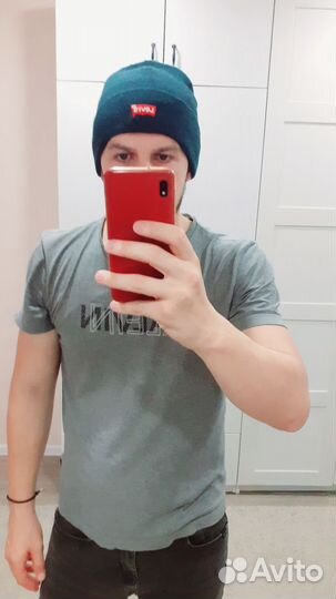 Мужская шапка Levis. Оригинал, Италия