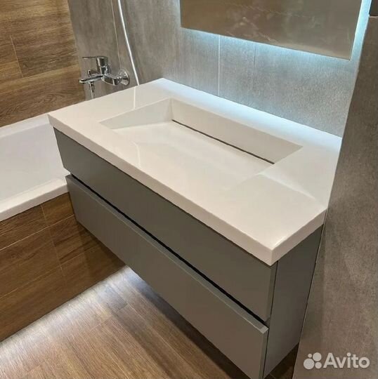 Шкаф в ванную на заказ