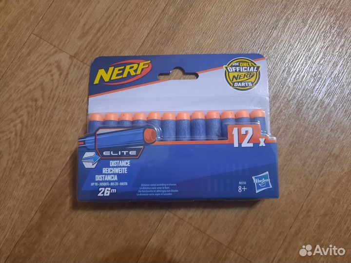 Nerf elite с пулями