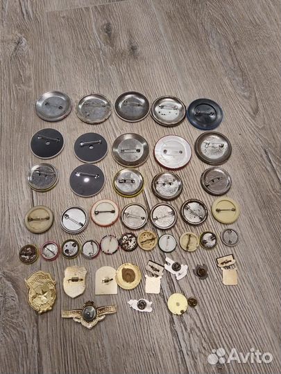 Значки. 44 шт