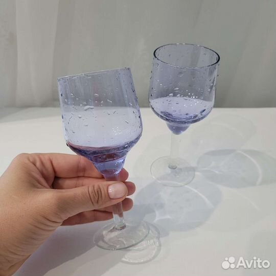 Фужеры винтаж цветное стекло СССР