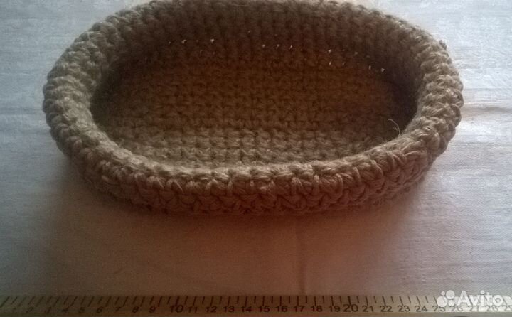 Корзина вязаная