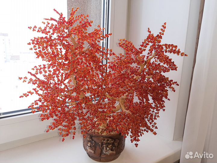 Деревья из бисера