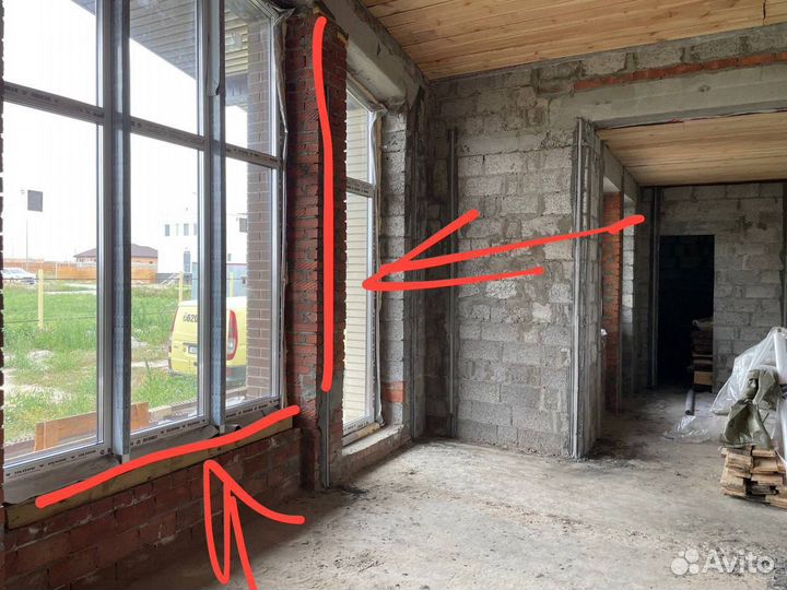 Окно пластиковое глухое