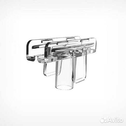 Т-держатель с боковыми фиксаторами, цвет прозрачн