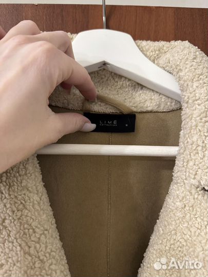 Пальто lime чебурашка тедди демисезонное