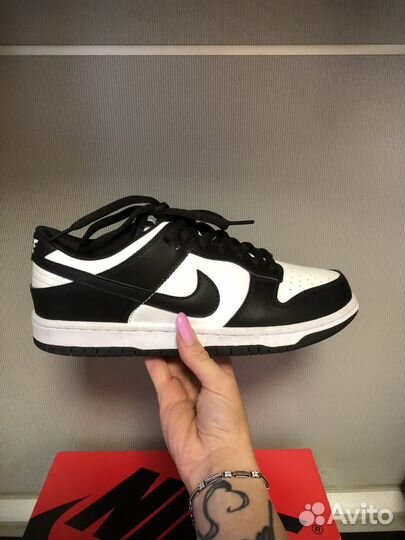 Nike Dunk Low retro white black Panda 42