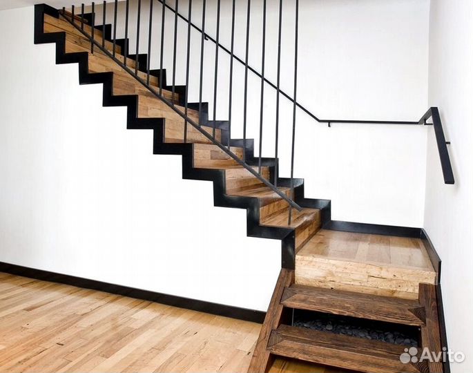 Лестница в стиле лофт
