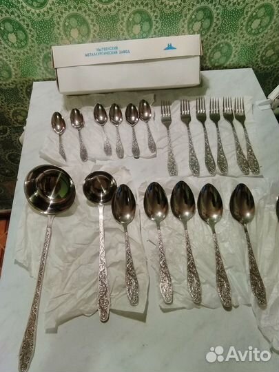Набор столовых приборов СССР нержавейка