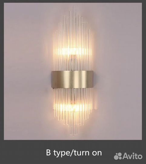 Бра хрустальное 0033