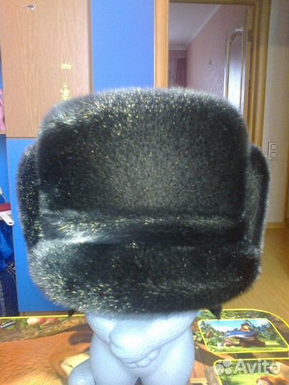 Шапка мужская новая из нерпы 54-56р