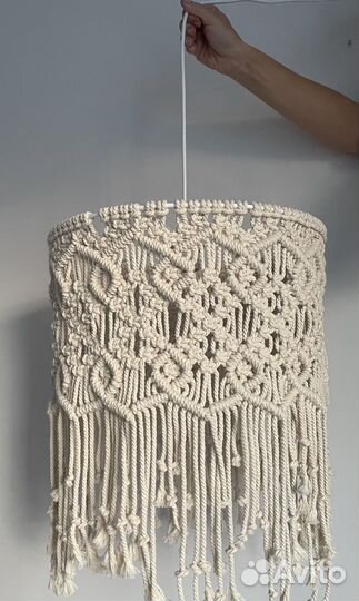 Абажур макраме