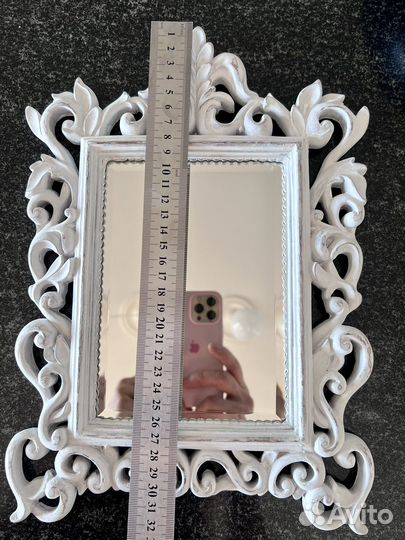 Зеркало с фацетом в резном багете 32x23 см