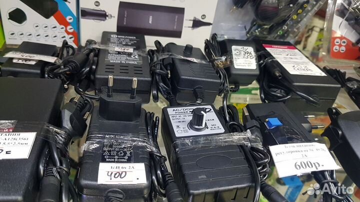 Адаптер питания 5v и 12v ассортимент