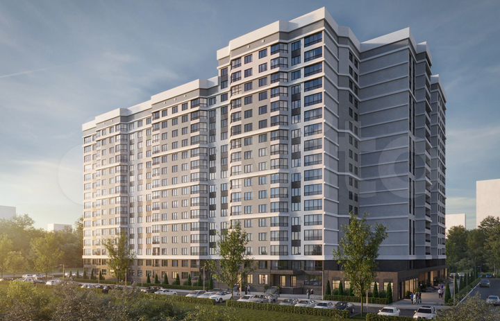 2-к. квартира, 66,1 м², 12/17 эт.