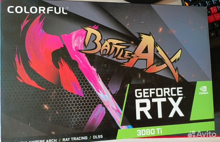 Коробка от ColorFul rtx 3080 ti