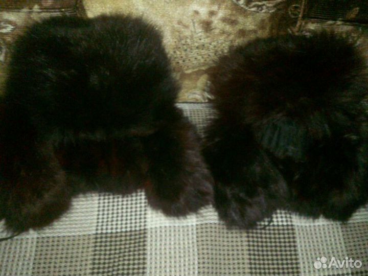 Шапка из песца р.57