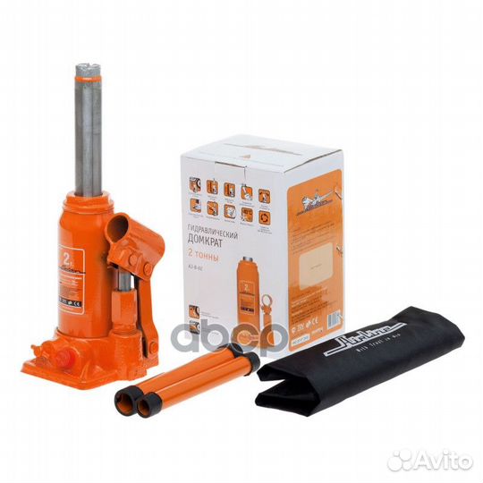 Домкрат бутылочный 2т в сумке (MIN - 165мм/MAX