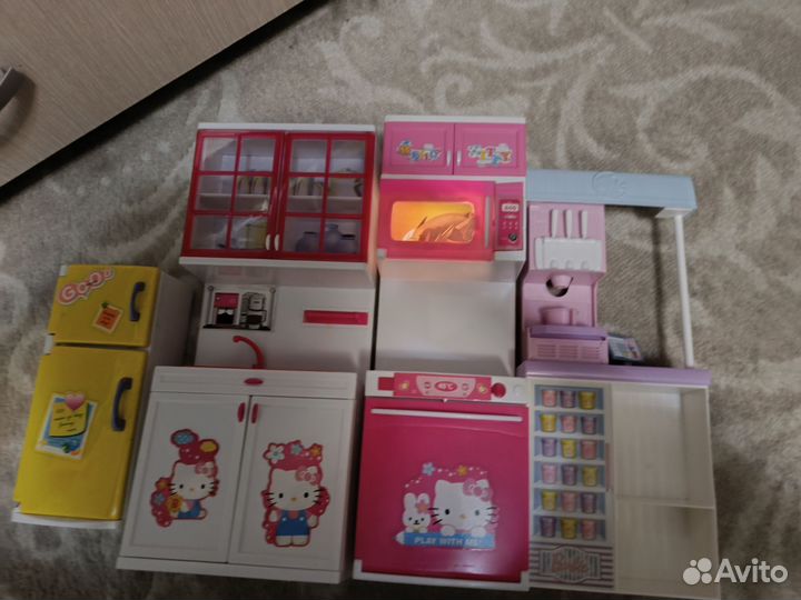 Мебель для кукольного домика барби