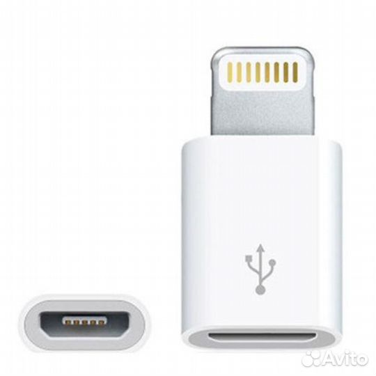 Адаптер-Переходник c microusb на iPhone 5 (8-pin)