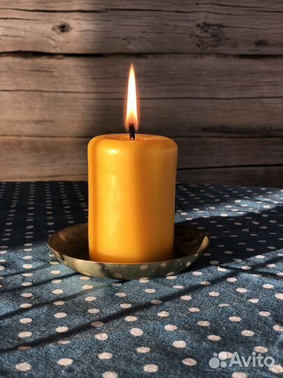 Свечи из пчелиного воска и вощины