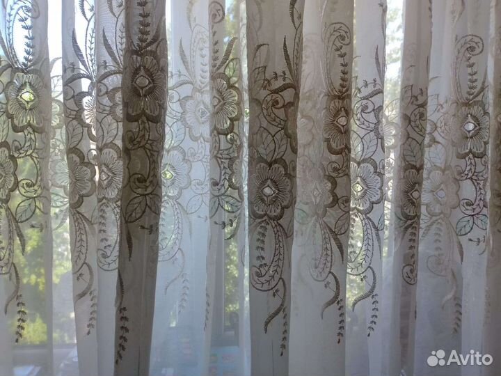 Красивая тюль 4 шт