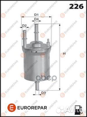 Фильтр топливный E145079 eurorepar