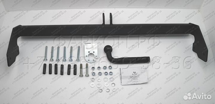 Фаркоп Jeep Wrangler TJ 1996-2007 условно-съемное