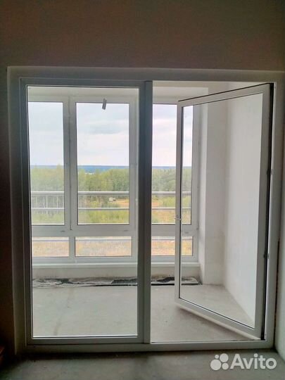 Поворотно-раздвижная перегородка