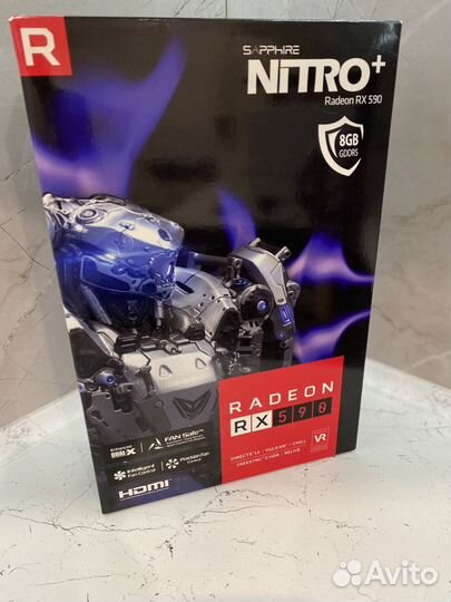 Видеокарта Sapphire Nitro + Radeon RX590 8gb gddr5