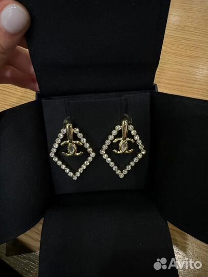 Серьги Chanel оригинал