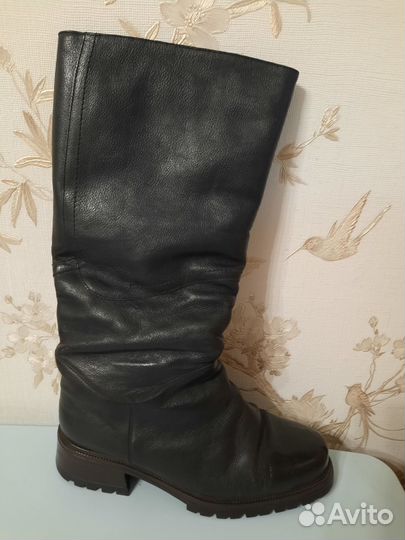 Зимние женские сапоги 40 натуральная кожа