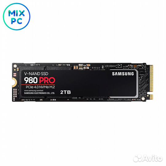 Накопитель SSD M.2 2TB Samsung 980 PRO MZ-V8P2T0BW