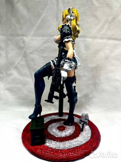 Фигурка Девушка с винтовкой 3D печать (SLA)