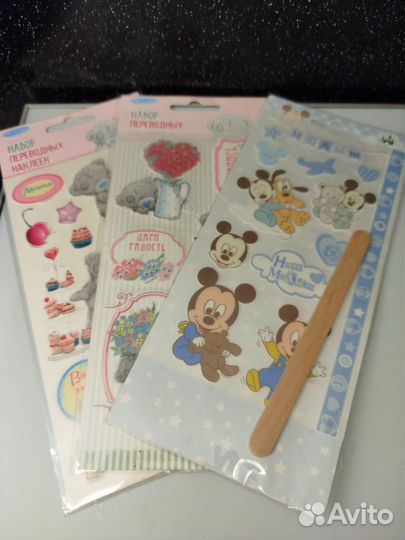 Набор переводных наклеек для декора