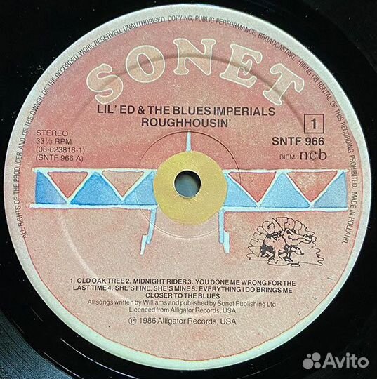 Lil' Ed And The Blues Imperials Roughhousin' 1986