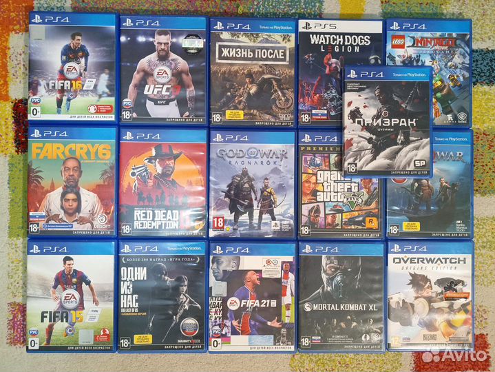 Отдам игры диски PS 4 & 5