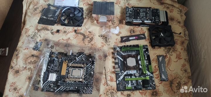 Материнка huananzhi X99-8M-F с проц xeon e5 2620v3