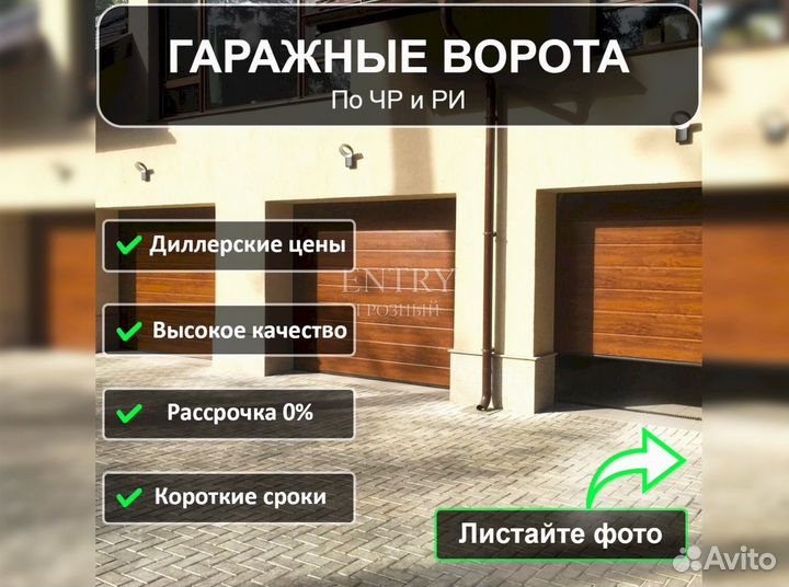 Ворота гаражные секционные