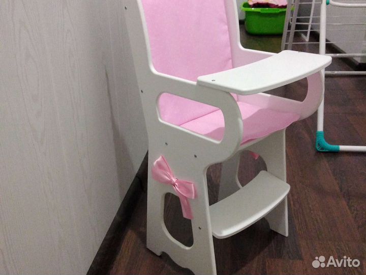 Стульчик для кормления игрушечный