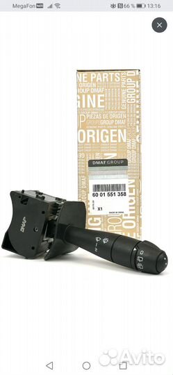 Подрулевой переключатель правый renault Logan