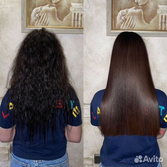 Кератиновое выпрямление /ботокс волос/нано