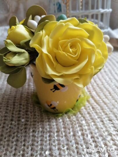 Искусственные цветы композиции